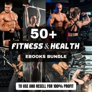 50+ Fitness and Health Ebooks Bundle | Digital Workout & Nutrition Guides for Coaches